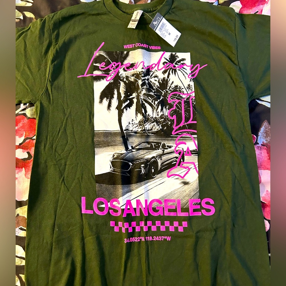 green t - shirt never worn